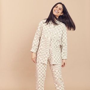 Duseen Dusen Chore Linen Shirt Jacket